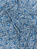 Liberty Fabrics Tana Lawn floral print blue fabric, UK version