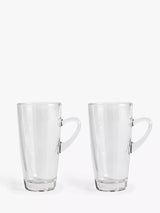 John Lewis Clear Latte Glasses Set of 2, 320ml- Buy online at McGrocer