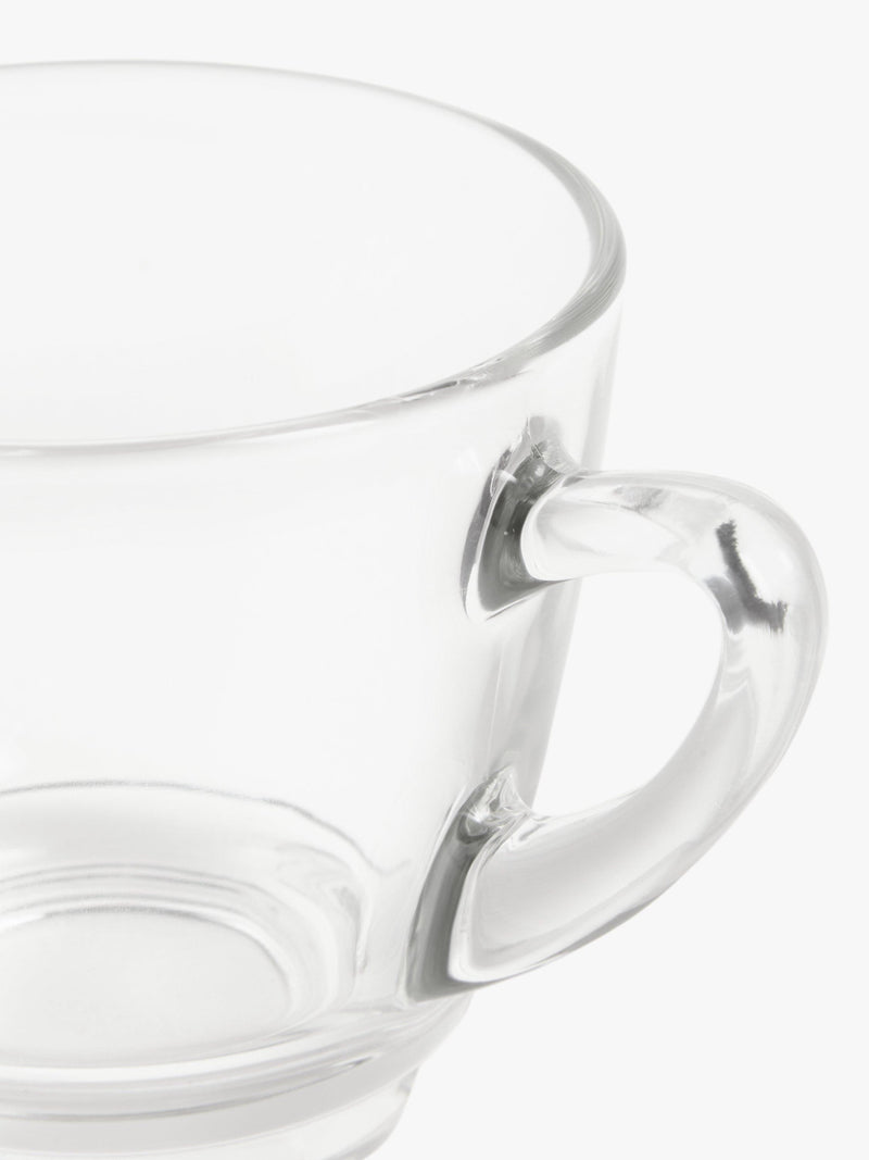 John Lewis clear glass Americano cups, set of two 320ml, UK version
