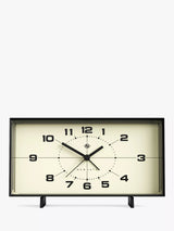 John Lewis Newgate Clocks Wideboy Retro Silent Sweep Analogue Alarm Mantel Clock, 20.5cm- Buy online at McGrocer