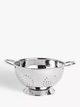 John Lewis John Lewis Stainless Steel Footed Colander, 27cm- Buy online at McGrocer