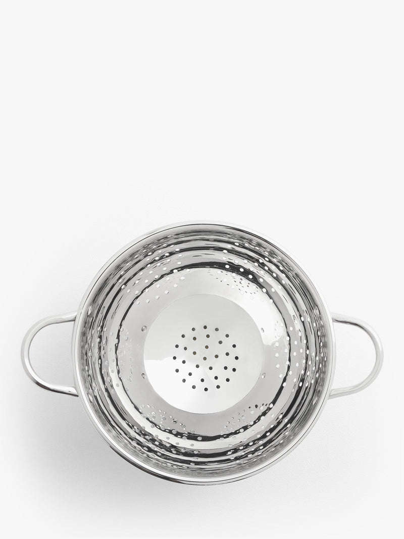 John Lewis stainless steel footed colander 27cm (British brand)