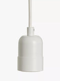 John Lewis ceiling pendant cord white adjustable (British brand)