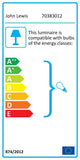 John Lewis ceiling pendant cord white adjustable (British brand)