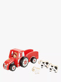 John Lewis wooden tractor and trailer toy (British brand)
