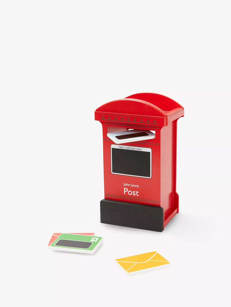 John Lewis wooden postbox for imaginative play (British brand)