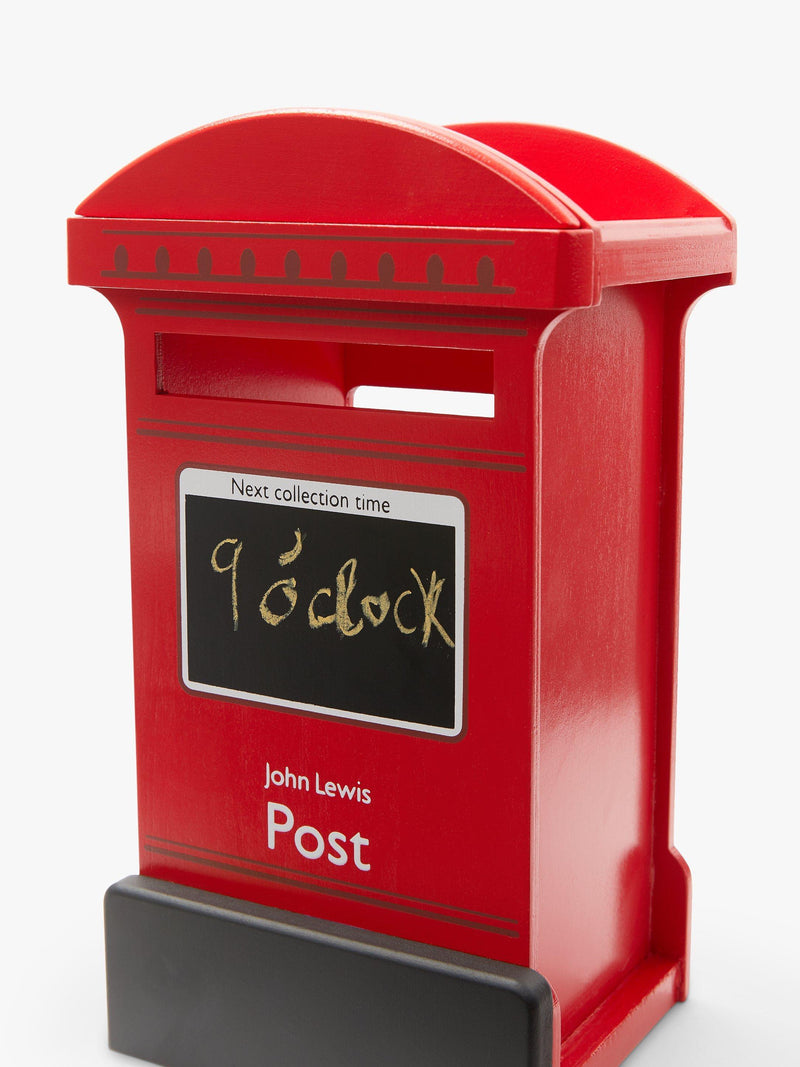 John Lewis wooden postbox for imaginative play (British brand)