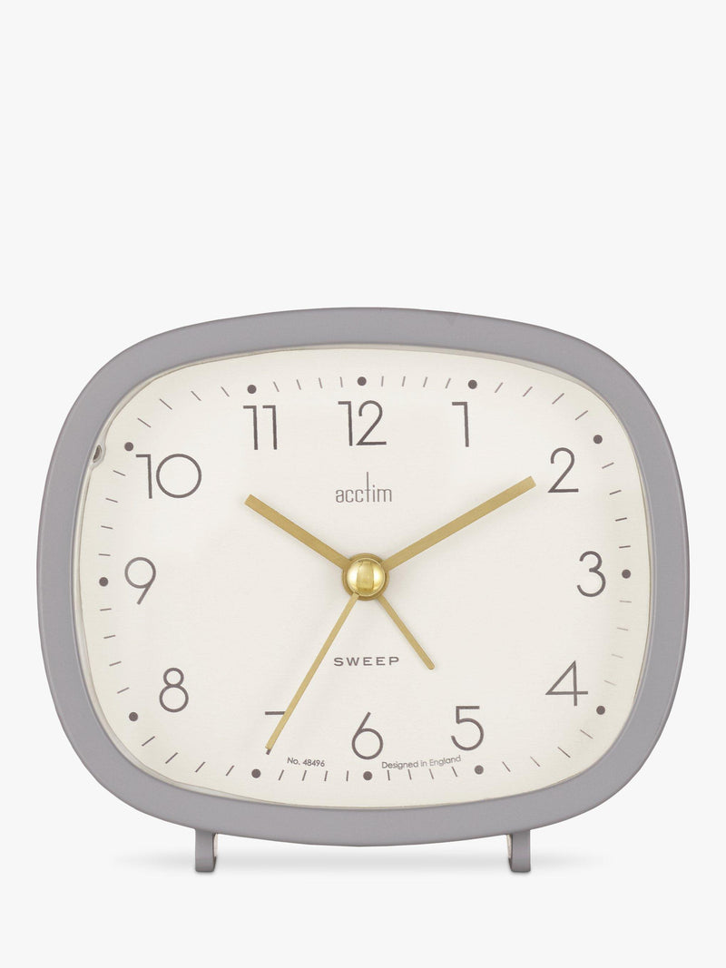 Acctim Ramsey curved analogue alarm clock, UK version