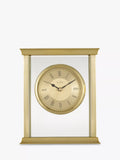 Acctim Halton mantel clock 18cm gold Roman numeral, UK version