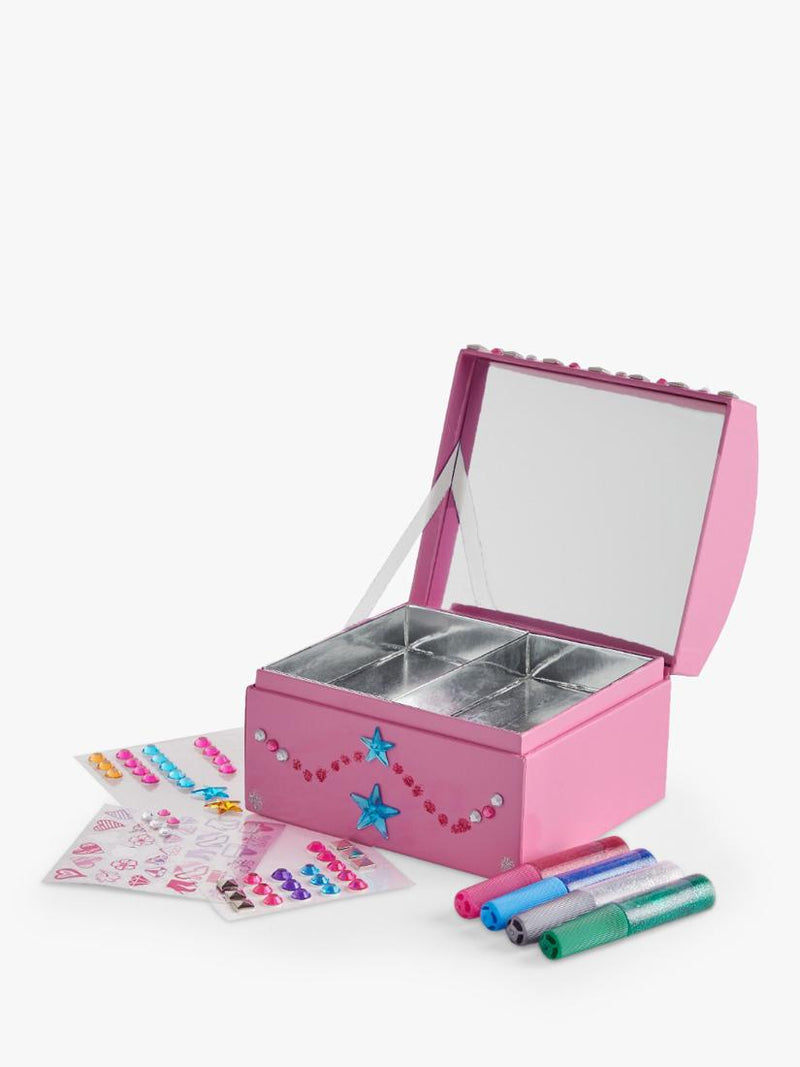 John Lewis Decorate Your Own Jewellery Box craft kit, UK version