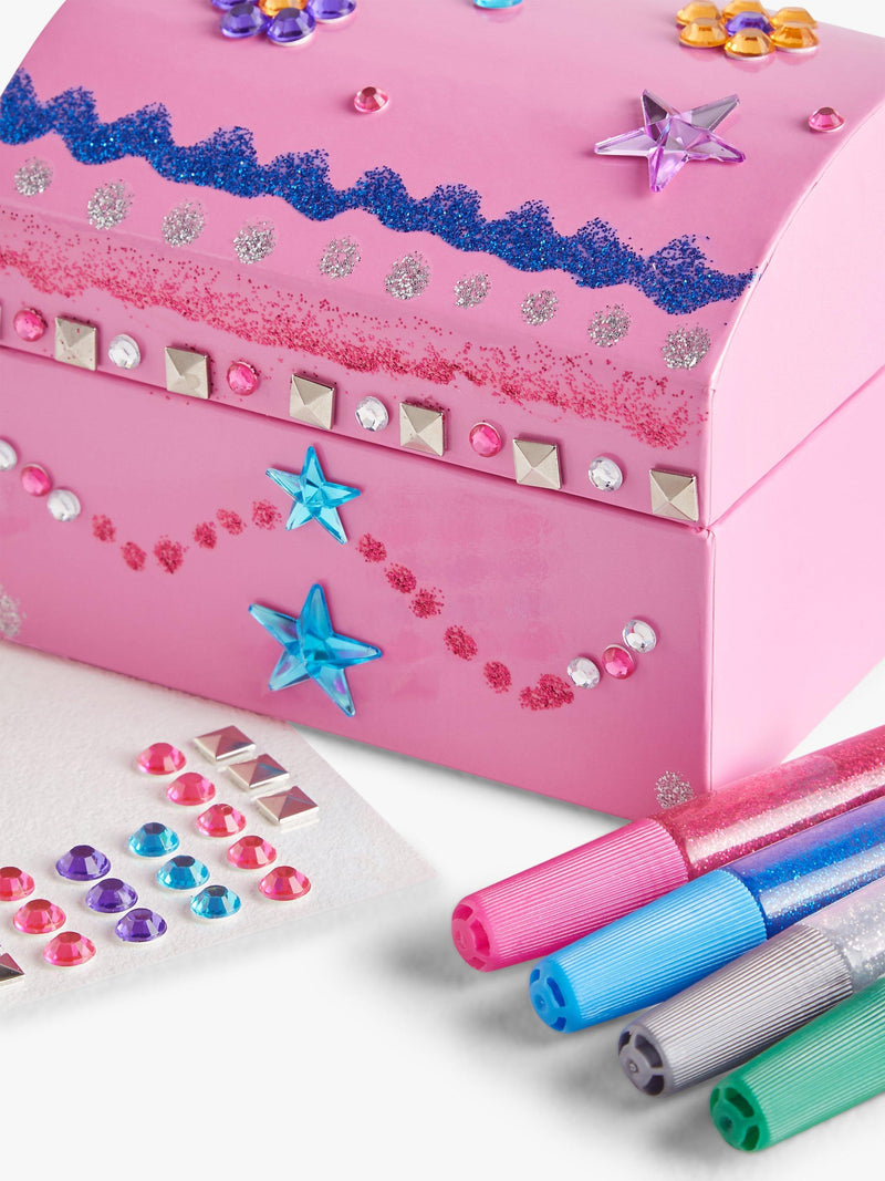John Lewis Decorate Your Own Jewellery Box craft kit, UK version