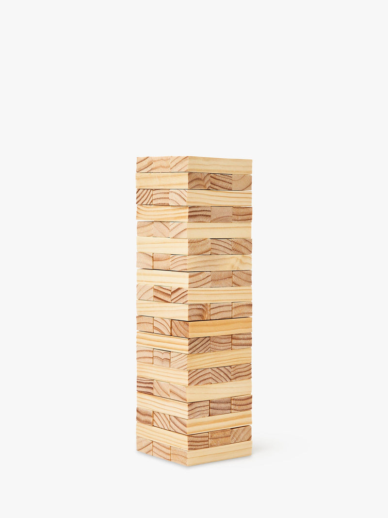 John Lewis wooden topple blocks game, UK version