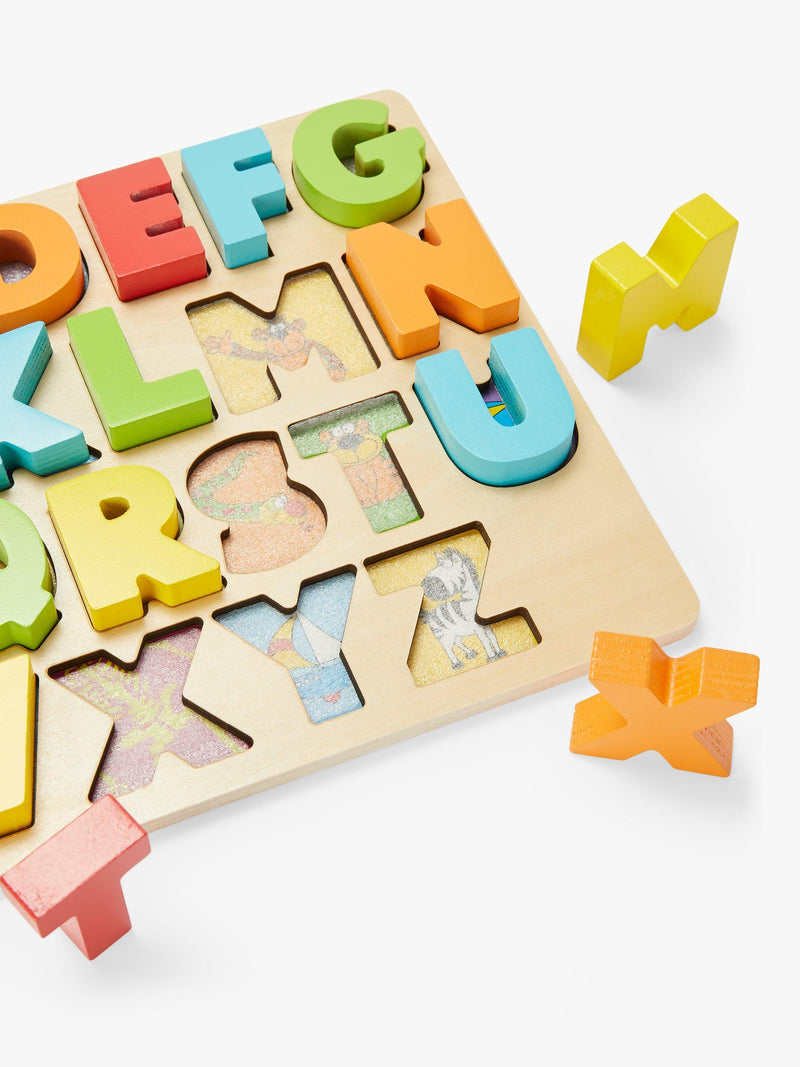 John Lewis wooden ABC puzzle, imported from the UK