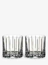John Lewis RIEDEL Bar Rocks Crystal Glass Tumblers Set of 2 283ml Clear- Buy online at McGrocer