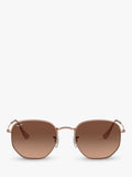 Ray-Ban RB3548N hexagonal gradient sunglasses 51mm, UK version