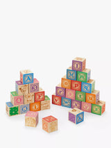 John Lewis John Lewis Wooden Alphabet Blocks (40 Pieces)- Buy online at McGrocer