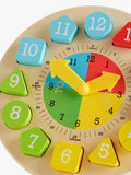 John Lewis wooden teaching clock educational toy - British product