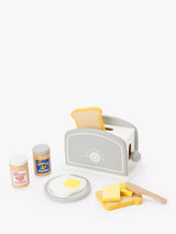 John Lewis John Lewis Wooden Toaster Breakfast Set Play Food 10.8cm- Buy online at McGrocer
