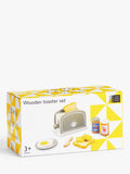 John Lewis Wooden Toaster Breakfast Set 10.8cm, imported from the UK