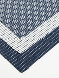 John Lewis striped tea towels pack of 3 dark blue - British product