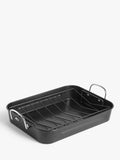 John Lewis non-stick carbon steel roaster with rack 38cm, imported from the UK