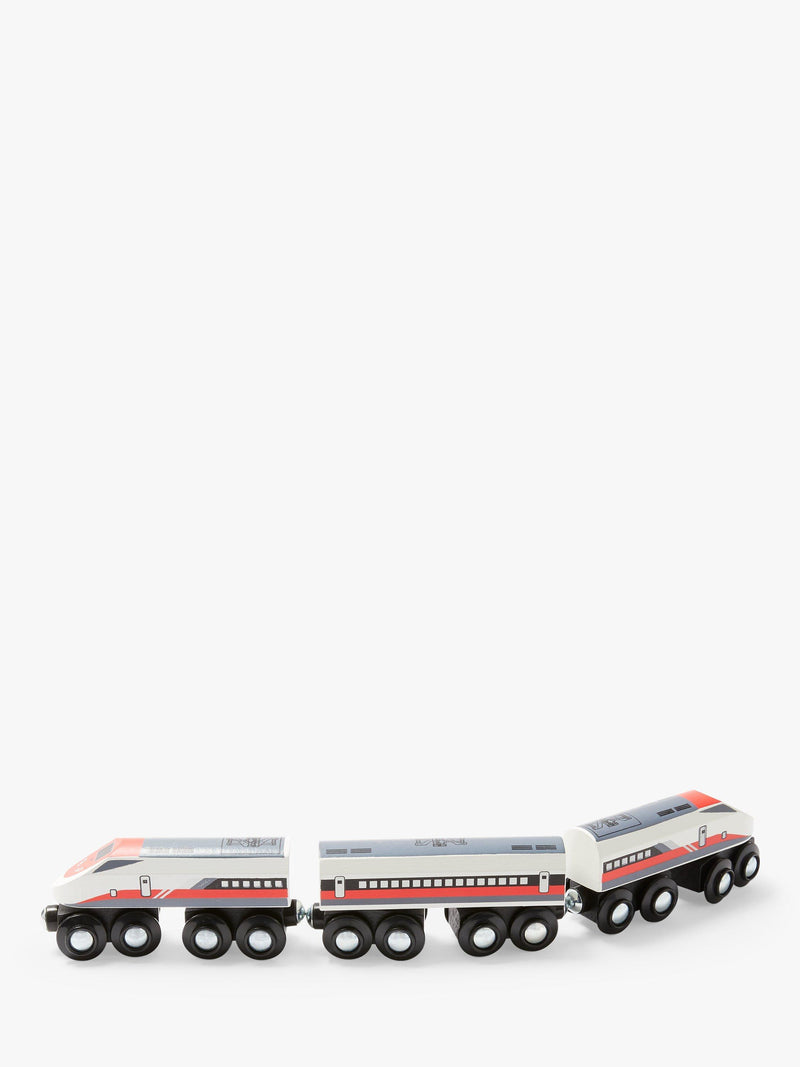 John Lewis bullet train wooden toy - British product