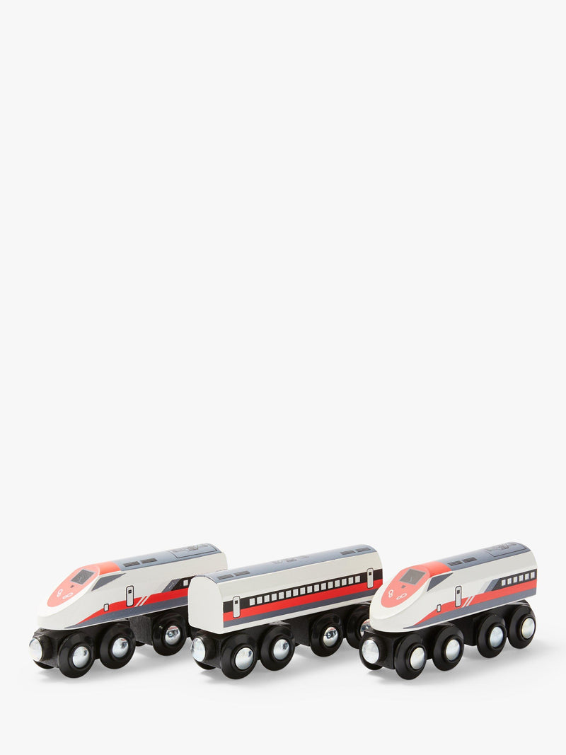 John Lewis bullet train wooden toy - British product
