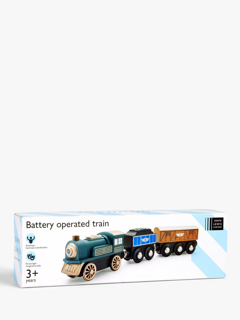 John Lewis battery-operated toy train, UK version