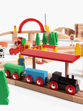 John Lewis wooden train set 120-piece (British brand)