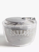 John Lewis Small Salad Spinner in Grey with Colander and Handle- Buy online at McGrocer