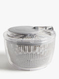 John Lewis small grey salad spinner with colander and handle, UK version