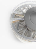 John Lewis small grey salad spinner with colander and handle, UK version