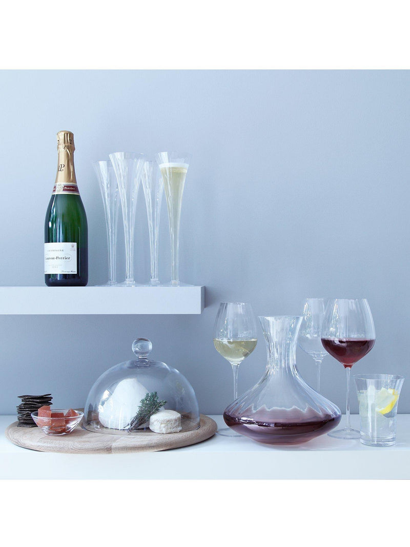LSA International Aurelia optic glass carafe 1.8L, imported from the UK