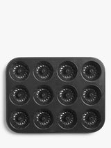 John Lewis John Lewis Professional Non-Stick 12 Cup Decorative Mini Cake Tin- Buy online at McGrocer