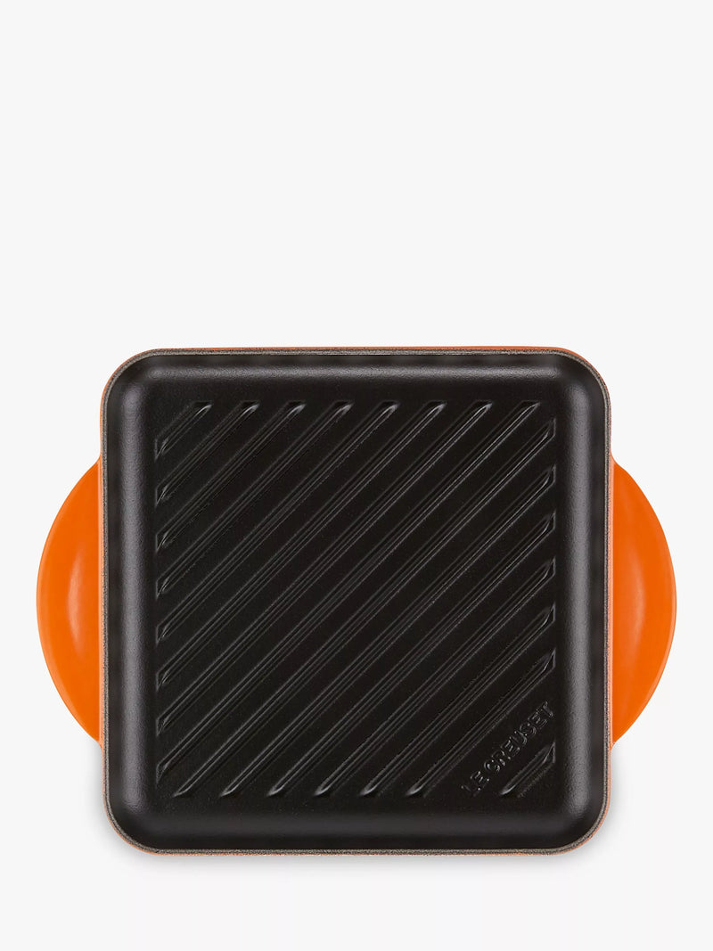 Le Creuset cast iron skinny square grill 24cm, UK version