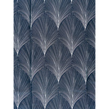 John Lewis custom deco fan curtains indigo, UK version