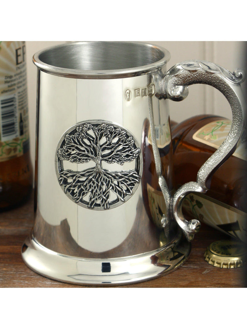 English Pewter Company Tree of Life tankard one pint - British product