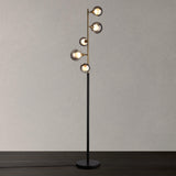 John Lewis Huxley floor lamp Smoke Antique Brass (British brand)