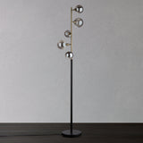 John Lewis Huxley floor lamp Smoke Antique Brass (British brand)