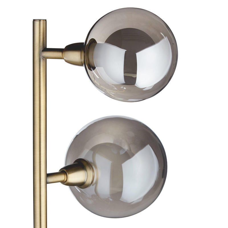 John Lewis Huxley floor lamp Smoke Antique Brass (British brand)