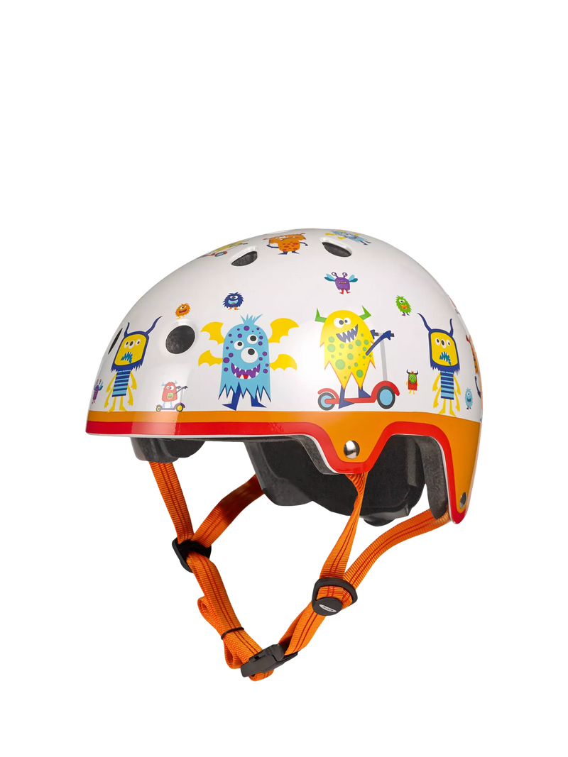 Micro Scooters kids safety helmet medium monster print, UK version