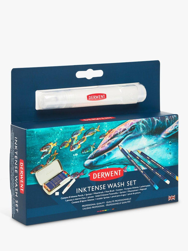 Derwent Inktense wash colouring pencil set - British product