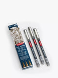 Derwent Linemaker graphite fineliner pens pack of 3 - British product