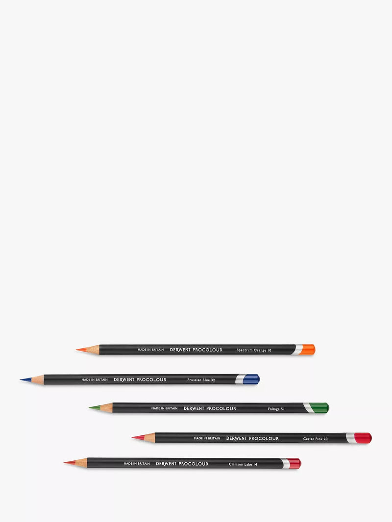 Derwent Procolour coloured pencils 24-piece tin - British product