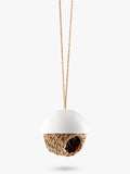 Eva Solo woven rush bird shelter for small garden birds - British product