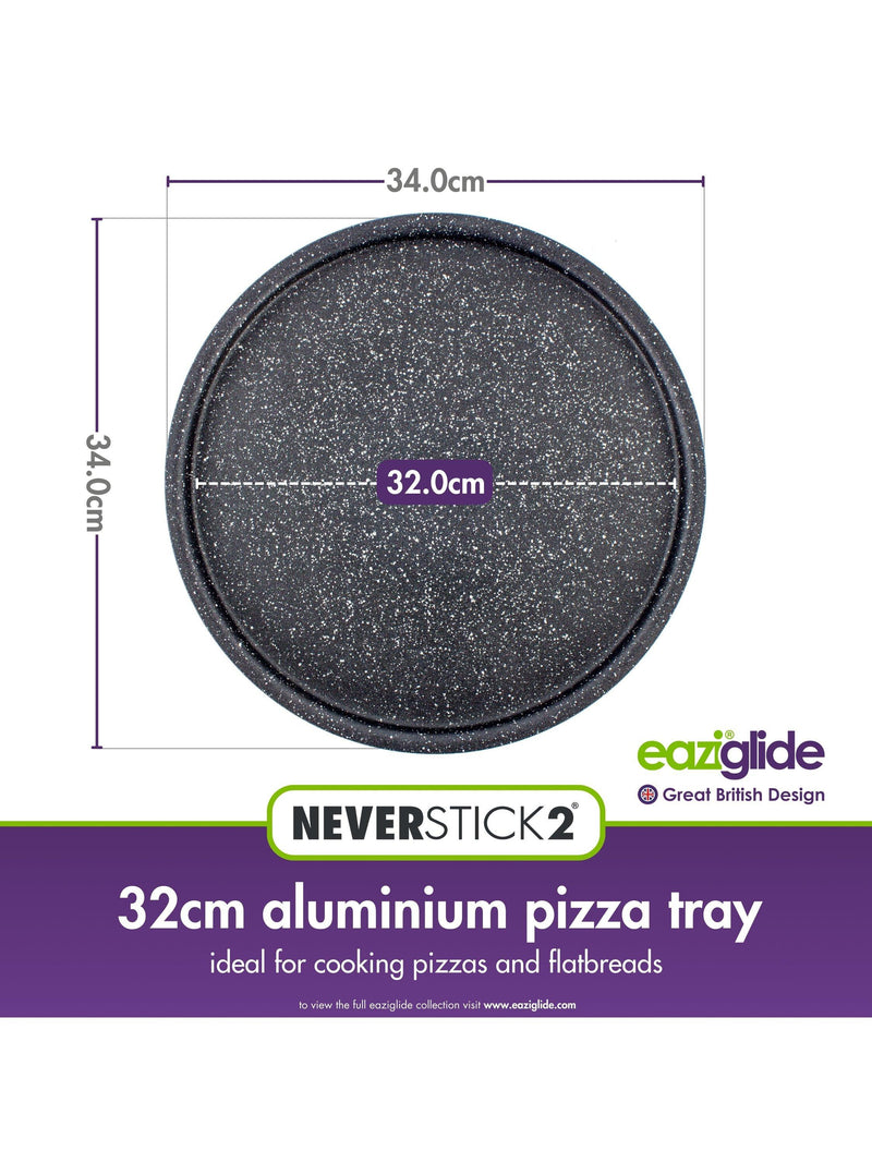 Eaziglide Neverstick2 pizza tray 32cm - British product