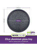 Eaziglide Neverstick2 pizza tray 32cm - British product