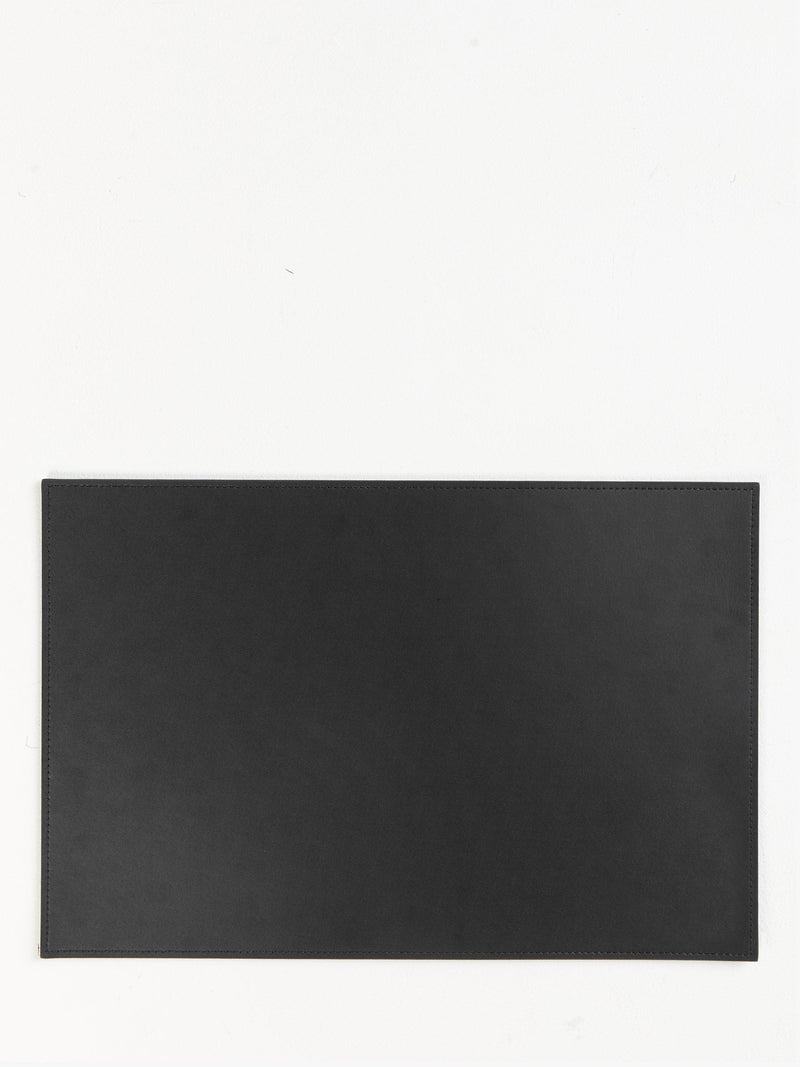 John Lewis bonded leather placemats black set of 2 (British brand)