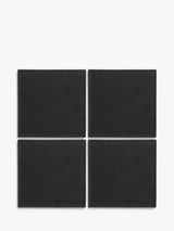 John Lewis John Lewis Bonded Leather Coasters Set of 4 Black- Buy online at McGrocer