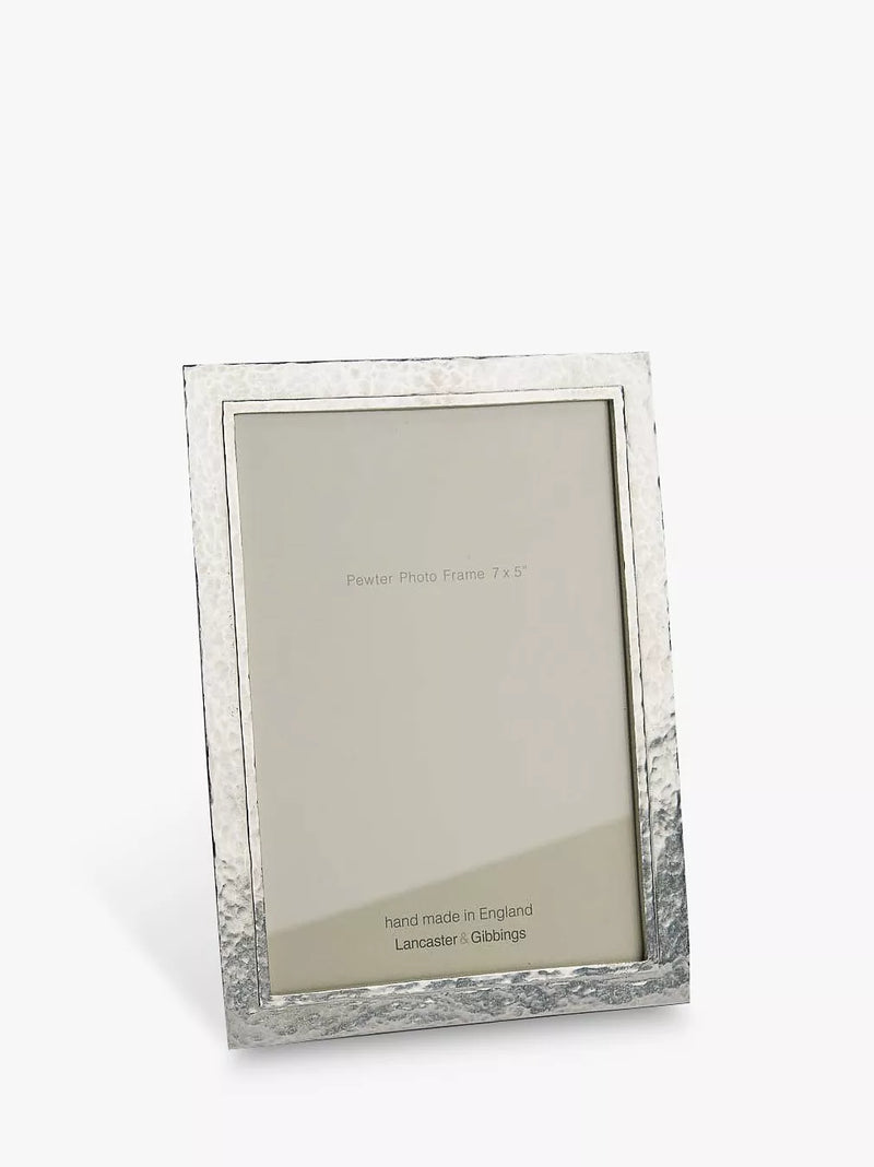 Lancaster and Gibbings Thurlestone Pewter Freestanding Photo Frame